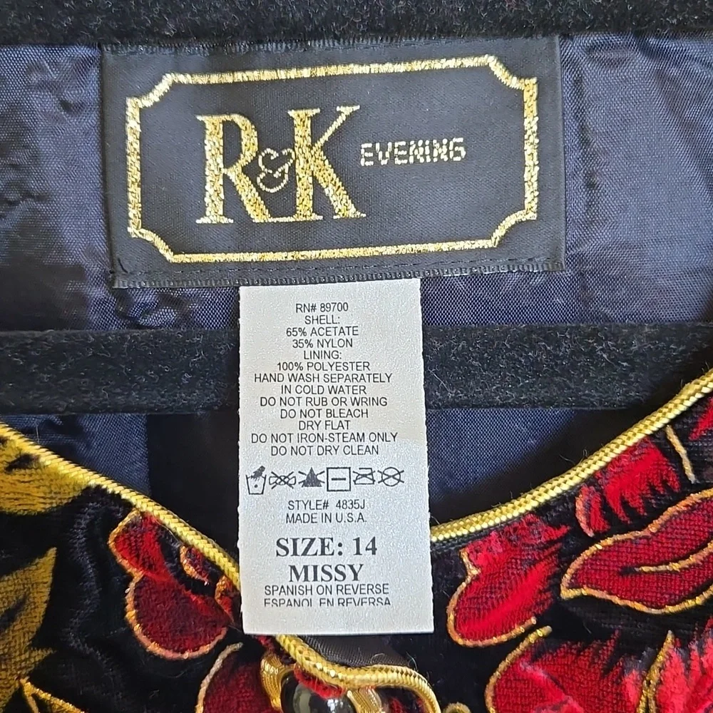 Vintage RK Evening Jacket - Picture 3 of 11